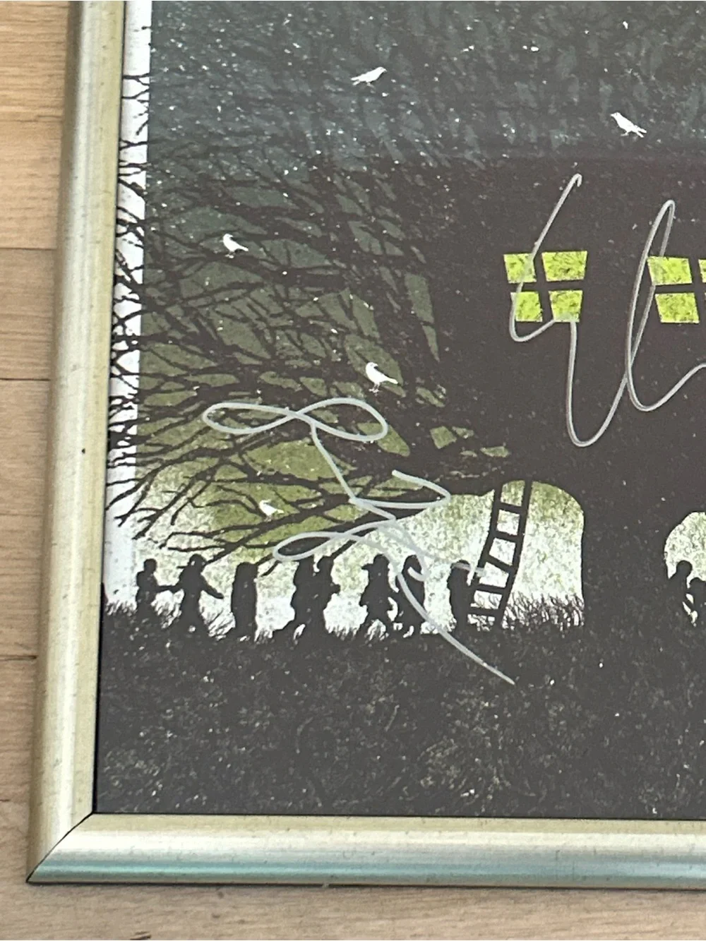 Walk the Moon Signed Band Tour Poster‎ Wall Art - Black & Green